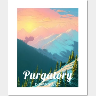 Purgatory Durango Colorado ski Posters and Art